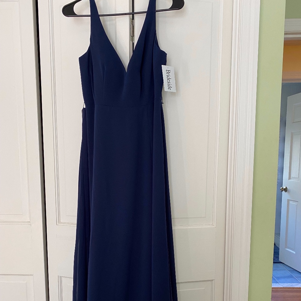 Brideside Long Navy Dress Ariana Size 6